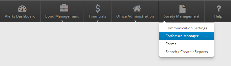 Forfeiture Manager