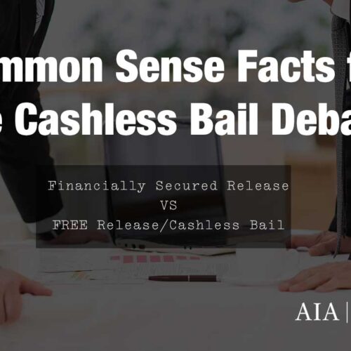 Common Sense Facts for the Cashless Bail Debate