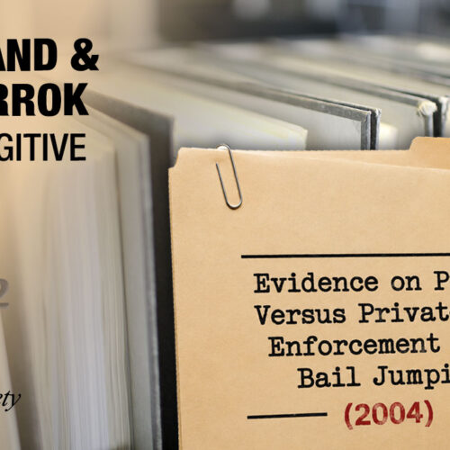 Bail Studies Part 2: Helland & Tabarrok, The Fugitive