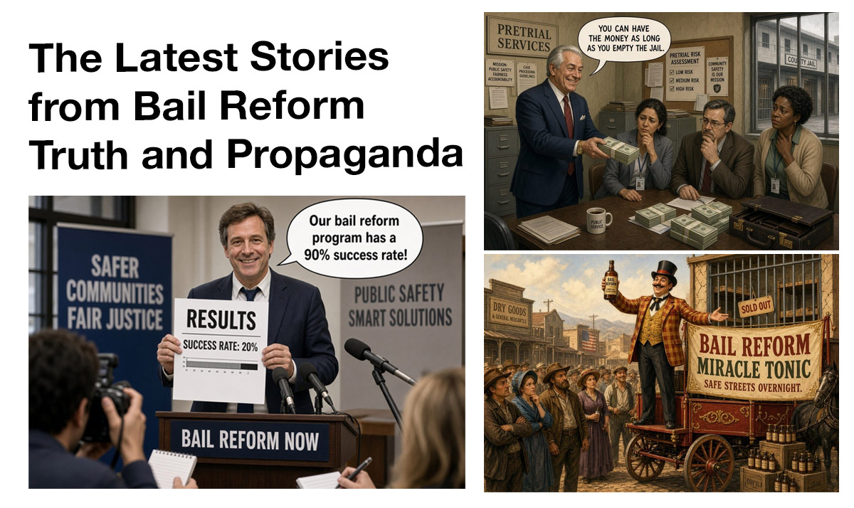 The Latest Stories from Bail Reform Truth and Propaganda