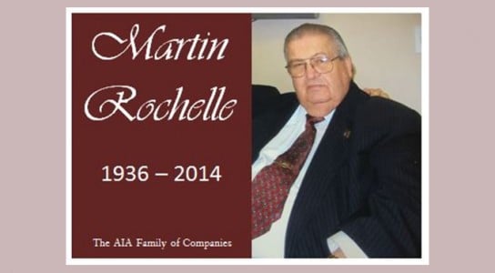 In Memoriam: Martin Rochelle (1936 – November 23, 2014)