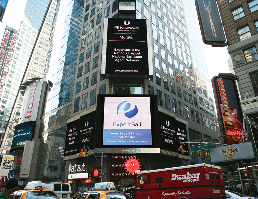 ExpertBail in Times Square